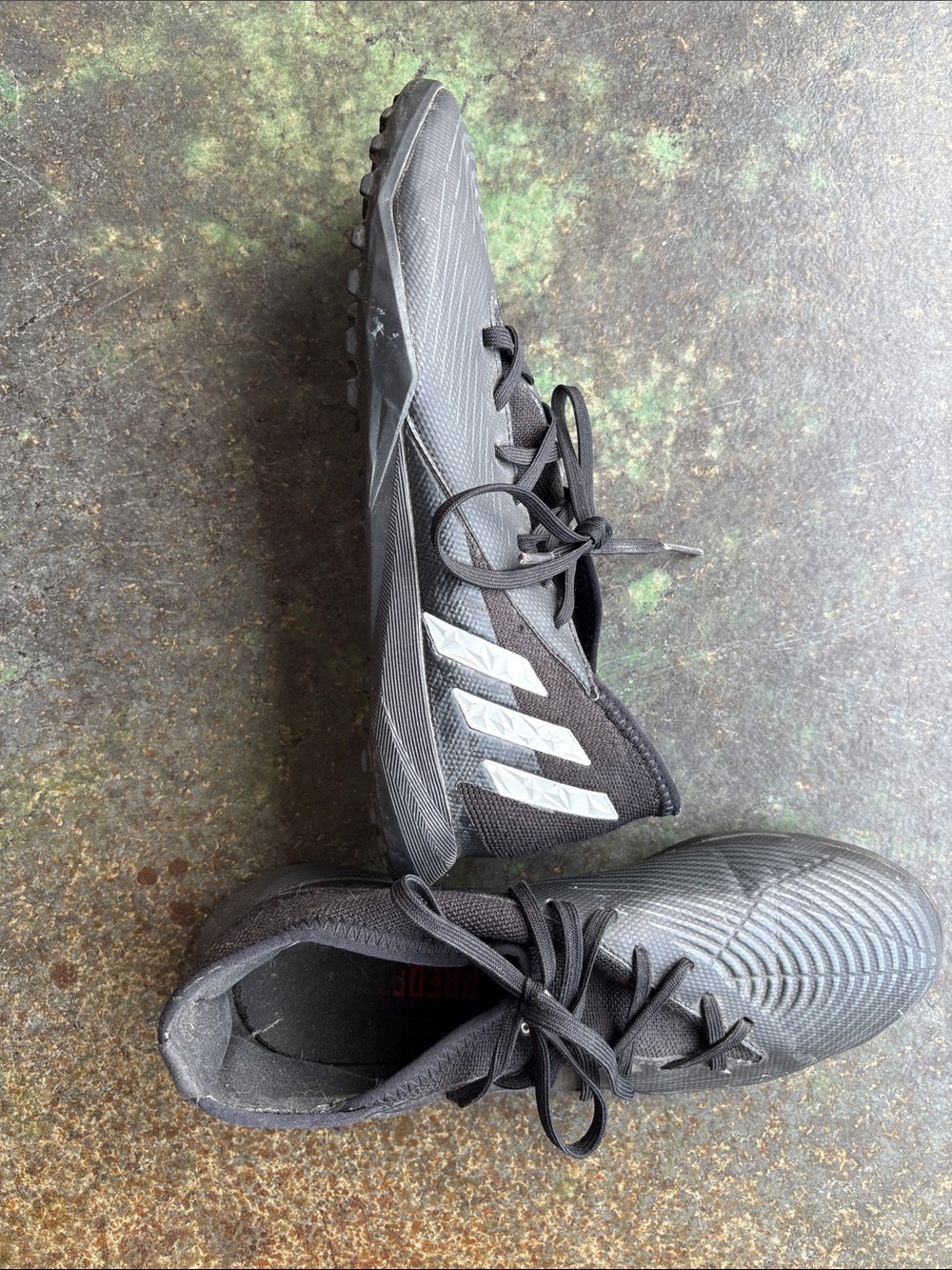 Adidas Predator Black Indoor Soccer Shoe Men 5.5/Women 6.5 or 7